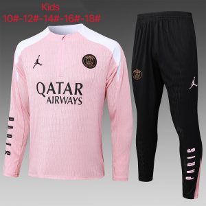 Paris Saint-Germain 2024/25 Half-Zip Kids Sweater+Pant 815