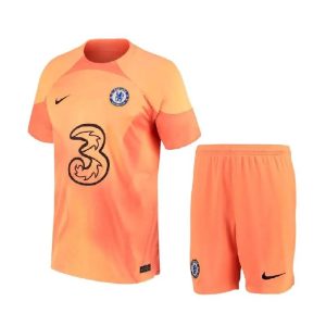 Chelsea 2022/23 Goalkeeper Kids Kit