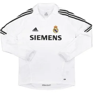 Real Madrid 2005/06 Home Long Sleeves Retro Jersey