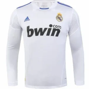 Real Madrid 2010/11 Home Long Sleeves Retro Jersey