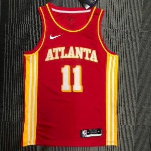 Men's Trae Young Red Team Jersey - Icon Edition