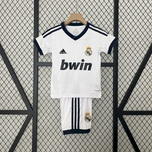 Real Madrid 2012/13 Home Kids Retro Jersey And Shorts