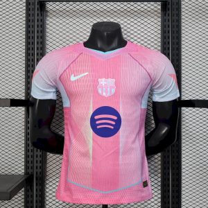 Barcelona 2025/26 season pink special edition jersey player version