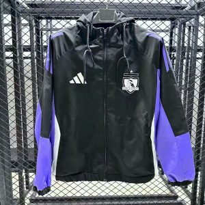 Colo Colo 2025/26 Black Windbreaker